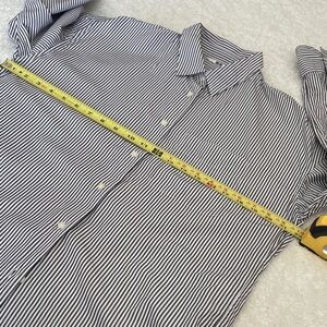 Uniqlo Black and White Striped Shirt - women’s shirt
